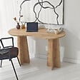 HABITAT ET JARDIN - bureau en bois "infini" 120 x 60 x 75 cm - Chêne saphir - vignette