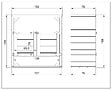 TIMBELA - Abri de jardin pour poubelles 2x240L TIMBELA M980A-HARVEST HONEY - vignette