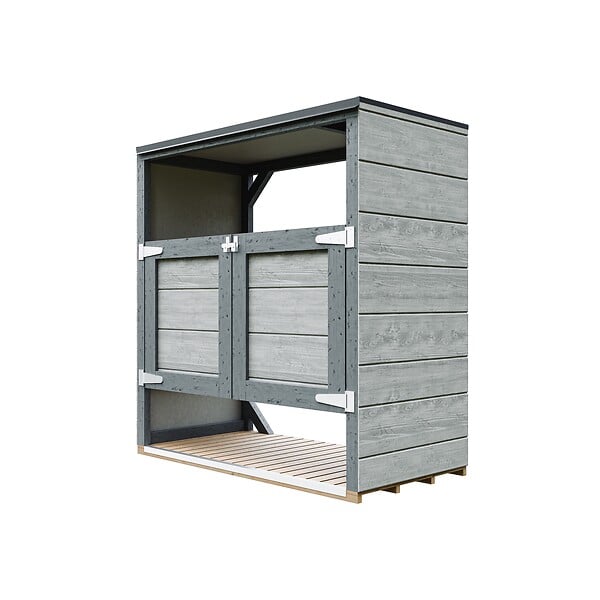 TIMBELA - Abri de jardin pour poubelles 2x240L TIMBELA M980A-TUNDRA CAVERN - large