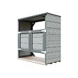 TIMBELA - Abri de jardin pour poubelles 2x240L TIMBELA M980A-TUNDRA CAVERN - vignette