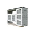 TIMBELA - Abri de jardin pour poubelles 2x240L TIMBELA M981A-TUNDRA GREY - vignette