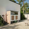 TIMBELA - Abri de jardin pour poubelles 2x240L TIMBELA M980A-TERRA BROWN - vignette