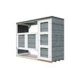 TIMBELA - Abri de jardin pour poubelles 2x240L TIMBELA M981A-CAVERN STEEL - vignette