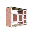 TIMBELA - Abri de jardin pour poubelles 2x240L TIMBELA M981A-REDWOOD RED - vignette