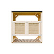 TIMBELA - Abri de jardin pour poubelles 2x240L TIMBELA M980A - vignette