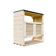 TIMBELA - Abri de jardin pour poubelles 2x240L TIMBELA M980A - vignette