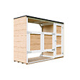 TIMBELA - Abri de jardin pour poubelles 2x240L TIMBELA M981A-HARVEST HONEY - vignette