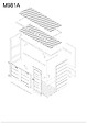TIMBELA - Abri de jardin pour poubelles 2x240L TIMBELA M981A-HARVEST HONEY - vignette