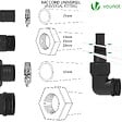 VOUNOT - Pompe evacuation pour eaux chargees 14000L/h profondeur 7m - vignette