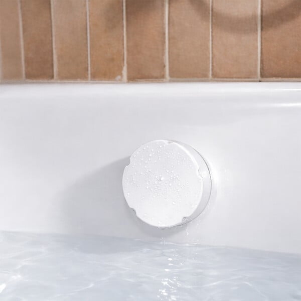 ALLIBERT - Vidage de Baignoire 50 mm Finition Blanc Brillant avec Trop-plein - large