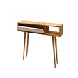 HABITAT ET JARDIN - Console en bois "Oseyo" - 100 x 30 x 94 cm - Marron - vignette