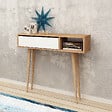 HABITAT ET JARDIN - Console en bois "Oseyo" - 100 x 30 x 94 cm - Marron - vignette