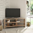 HABITAT ET JARDIN - Meuble TV d'angle en bois "Thales" - 114 x 36 x 45 cm - Beige - vignette