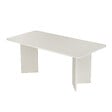 HABITAT ET JARDIN - Table à manger en bois "Linza" 180 x 90 x 75 cm - Blanc de bois - vignette