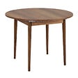 HABITAT ET JARDIN - Table à manger extensible en bois "Viona" 100 x 100 x 75 cm - Barok Walnut - vignette