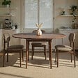 HABITAT ET JARDIN - Table à manger extensible en bois "Viona" 100 x 100 x 75 cm - Barok Walnut - vignette