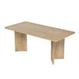HABITAT ET JARDIN - Table à manger en bois "Linza" 180 x 90 x 75 cm - Chêne à miel - vignette