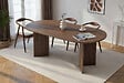 HABITAT ET JARDIN - Table à manger en bois "Sabella" 200 x 90 x 75 cm - Noyer - vignette
