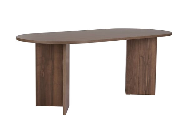 HABITAT ET JARDIN - Table à manger en bois "Sabella" 200 x 90 x 75 cm - Noyer - large