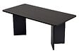 HABITAT ET JARDIN - Table à manger en bois "Linza" 180 x 90 x 75 cm - Bois Noir - vignette