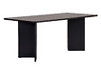 HABITAT ET JARDIN - Table à manger en bois "Linza" 180 x 90 x 75 cm - Bois Noir - vignette