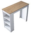 HABITAT ET JARDIN - Table de repas en bois "Juan" - 120 x 50 x 100 cm - Marron - vignette