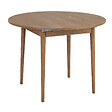 HABITAT ET JARDIN - Table à manger extensible en bois "Viona" 100 x 100 x 75 cm - Le chêne de Kafka - vignette