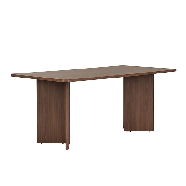 HABITAT ET JARDIN - Table à manger en bois "Linza" 180 x 90 x 75 cm - Noyer - large
