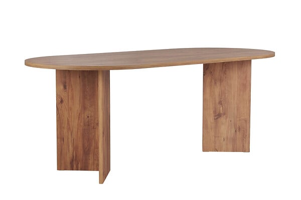 HABITAT ET JARDIN - Table à manger en bois "Sabella" 200 x 90 x 75 cm - Pin atlantique - large