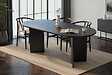HABITAT ET JARDIN - Table à manger en bois "Sabella" 200 x 90 x 75 cm - Bois Noir - vignette