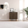 HABITAT ET JARDIN - Buffet en bois "Lina" - 72 x 36 x 73 cm - Marron - vignette