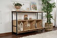 HABITAT ET JARDIN - Buffet en bois "Solace" - 120 x 30 x 77 cm - Beige - vignette