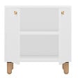 HABITAT ET JARDIN - Buffet en bois "Lina" - 72 x 36 x 73 cm - Blanc - vignette