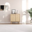 HABITAT ET JARDIN - Buffet en bois "Lina" - 72 x 36 x 73 cm - Beige - vignette