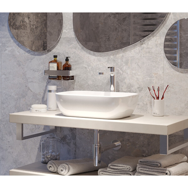 SWISS AQUA TECHNOLOGIES - Infinitio Bonde à écoulement libre, Blanc Brillant (PZATKAWH) - large