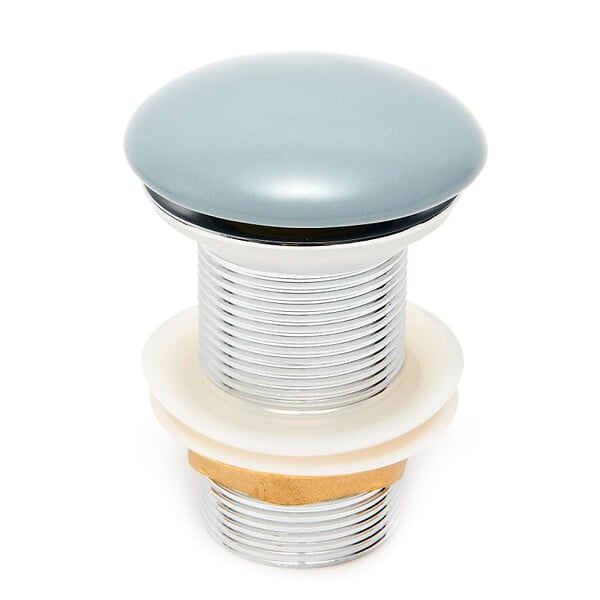 SWISS AQUA TECHNOLOGIES - Bonde à écoulement libre Infinitio 5/4" sans trop-plein pour lavabos et vasques, bleu profond mat (PZATKADBLM) - large