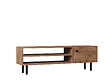 HABITAT ET JARDIN - Meuble TV en bois "Avila" - 120 x 30 x 38 cm - Pin atlantique - vignette