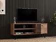 HABITAT ET JARDIN - Meuble TV en bois "Jena" - 120 x 29 x 50 cm - Pin Atlantique - vignette