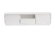 HABITAT ET JARDIN - Meuble TV en bois "Vanguard" - 160 x 29 x 42 cm - Blanc naturel - vignette