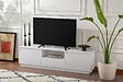 HABITAT ET JARDIN - Meuble TV en bois "Vanguard" - 160 x 29 x 42 cm - Blanc naturel - vignette