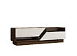 HABITAT ET JARDIN - Meuble TV en bois "Koza" - 160 x 40 x 45 cm - NoyerBlanc - vignette
