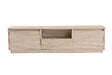 HABITAT ET JARDIN - Meuble TV en bois "Vanguard" - 160 x 29 x 42 cm - Travertin - vignette