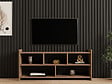 HABITAT ET JARDIN - Meuble TV en bois "Pera" - 117 x 28 x 55 cm - Pin atlantique - vignette