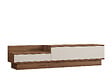 HABITAT ET JARDIN - Meuble TV en bois "Barko" - 160 x 35 x 35 cm - Pin atlantiqueBlanc - vignette