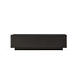 HABITAT ET JARDIN - Meuble TV en bois "FN1" - 140 x 35 x 38 cm - Noir - vignette