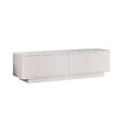 HABITAT ET JARDIN - Meuble TV en bois "FN1" - 140 x 35 x 38 cm - Blanc - vignette