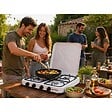 KEMPER - Plaque de Cuisson gaz 4 feux portable 4650W - Réchaud gaz butane propane couvercle grille amovibles Cuisine Extérieure KEMPER - vignette