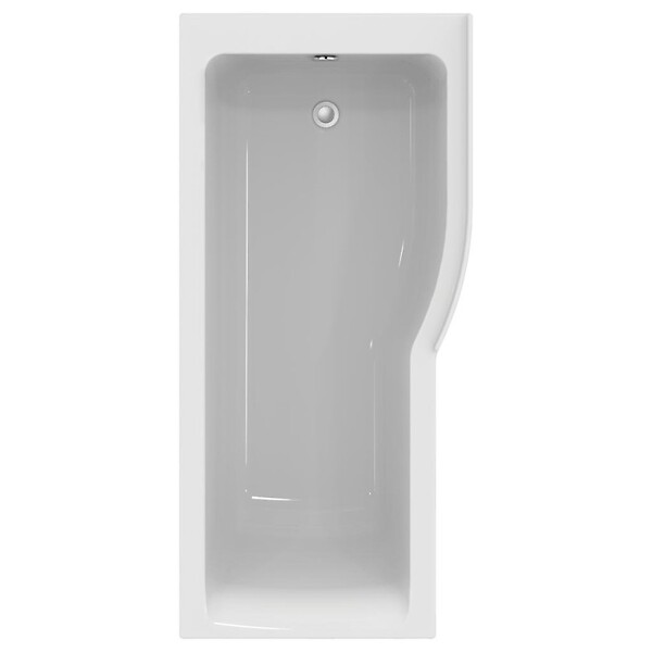 IDEAL STANDARD - Ideal Standard baignoire pour bain douche 150x80 asymétrique Connect Air droite blanc - large