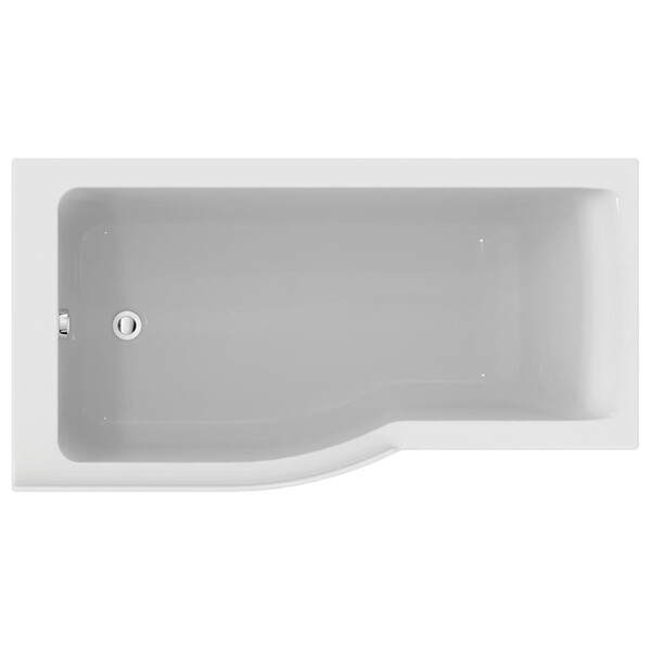 IDEAL STANDARD - Ideal Standard baignoire pour bain douche 150x80 asymétrique Connect Air gauche blanc - large