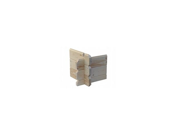 ALTANKA - Abri de jardin en bois - 17.4m2 - 5.79x3m - Ep. 28mm - Couleur: naturel - DOM640 - large